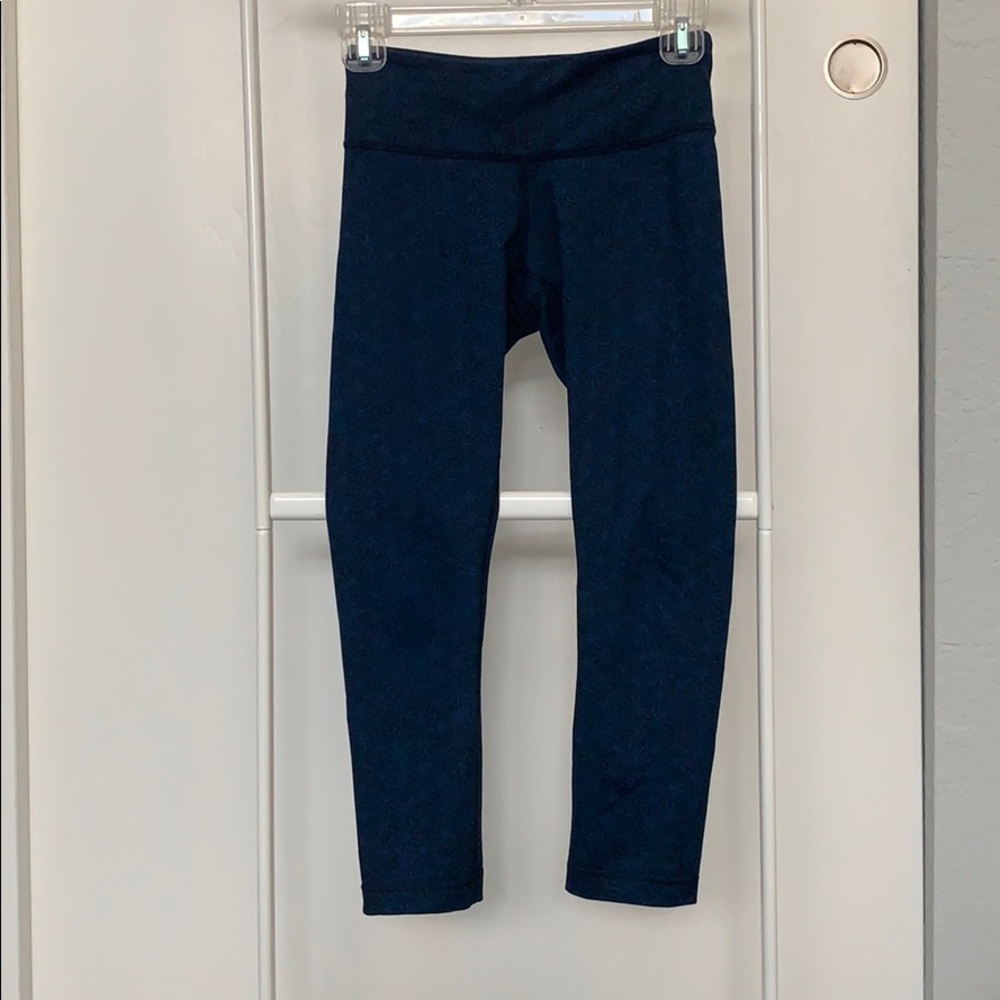 Lululemon Wunder Under Navy Star Size 2